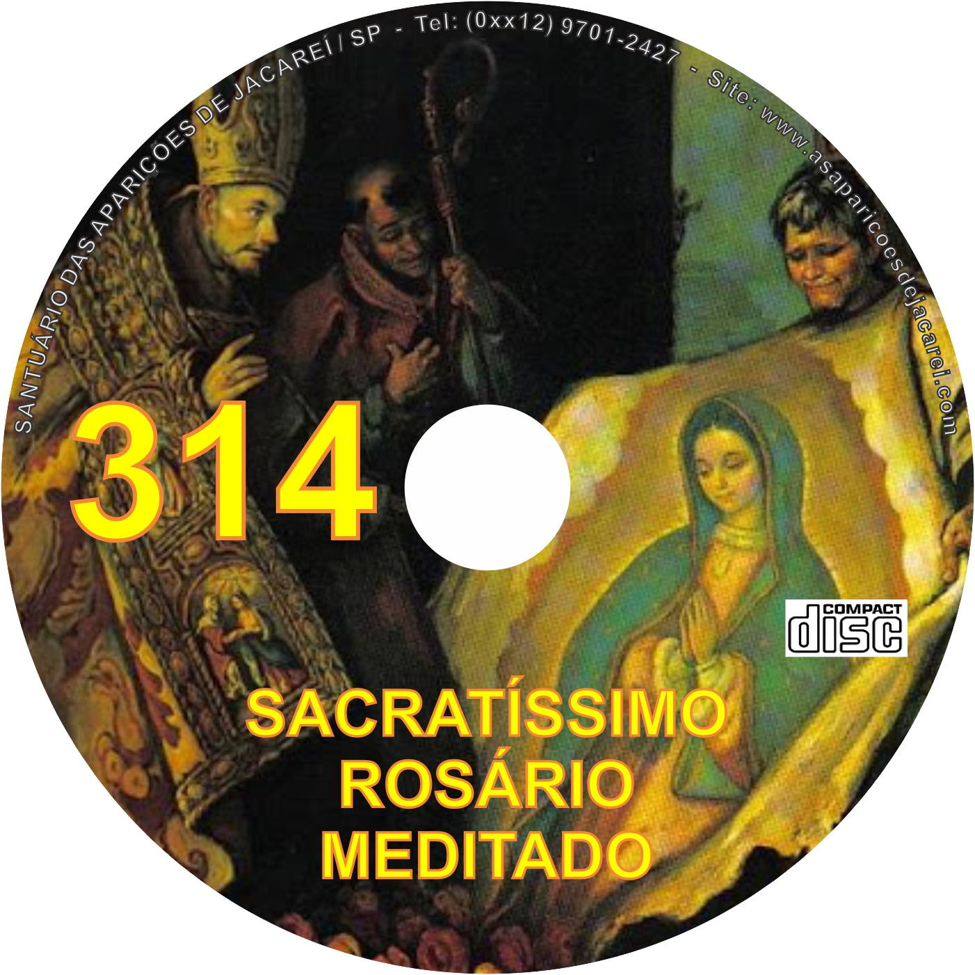 CD Rosário Meditado 314 CD Rosário Meditado 314
